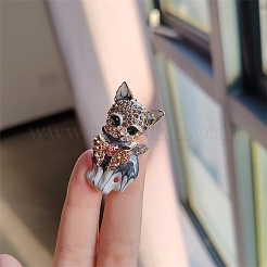 Эмалированные булавки в форме кошки&nbsp;PW-WG05E0D-01