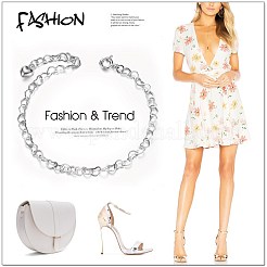 Привлекательные браслеты из стерлингового серебра 925 пробы с родиевым покрытием JB369A