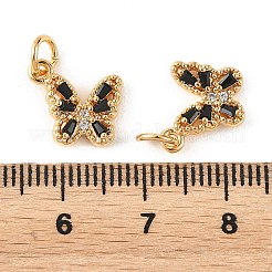Breloques en laiton Shegrace serties de micro-pavés de zircone cubique&nbsp;XGRQ5K654-628G-H