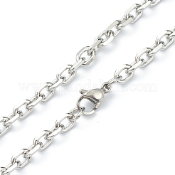 Collane a catena in acciaio inossidabile 304 anti-ossidazione&nbsp;LS-NJEW-I248-23P