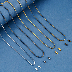 Kit de fabrication de bijoux avec chaînes à billes en fer soudé&nbsp;DIY-PH0008-27