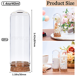 Купол из прозрачного стекла AJEW-CP0005-90A