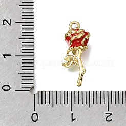 Pendentifs d'émail en laiton &nbsp;KK-K427-12B-G