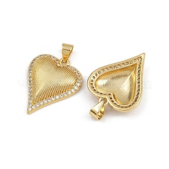 Латунные микро проложить кубического циркония подвески&nbsp;ZIRC-I367-07G-16