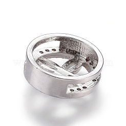 Ottone micro spianare fascini dello scorrevole zirconi&nbsp;ZIRC-F094-35-RS