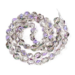 Гальванизируйте прозрачное стекло бисер нитей EGLA-N017-01D