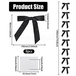 Polyester-Luftschlange mit Schleife zum Aufhängen&nbsp;DIY-WH0349-504B