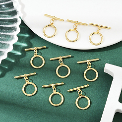 15 комплект латунных застежек-тоглов KK-BBC0021-11