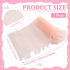 2 пакет органза для упаковки цветов букетная бумага DIY-GF0009-26B