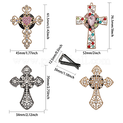 4 комплект из 4-х стилей из цинкового сплава&nbsp;FIND-CA0008-09