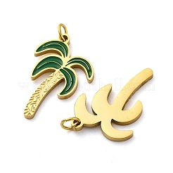 Подвески из нержавеющей стали 304 с эмалью&nbsp;STAS-E550-55G