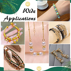 300 шт. Латунные дистанционные бусины KK-PH0013-26A