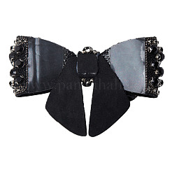 2 pz decorazioni per scarpe staccabili con fiocco di cristallo e strass&nbsp;FIND-GO0002-06B