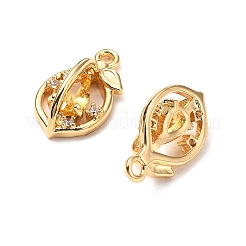 Латунные микро проложить кубического циркония подвески KK-A259-23G