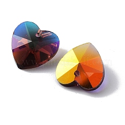 Charms in vetro galvanizzato&nbsp;GGLA-Z002-02Q