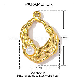 Подвески из нержавеющей стали 304&nbsp;STAS-OY001-90G