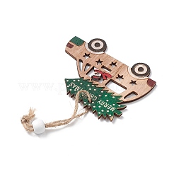 Weihnachtsanhänger aus Holz&nbsp;HJEW-K038-01B