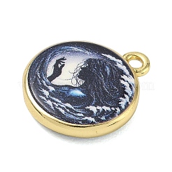 Pendenti in ottone stampato&nbsp;KK-CBAF4A6-01G-08