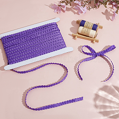 20 ярд полиэстеровой кружевной ленты с оборками&nbsp;DIY-ME0001-71A