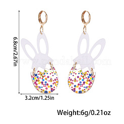 Акриловые серьги-кольца&nbsp;FS-WG346C1-01