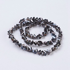 Стеклянные бусины с гальваническим покрытием &nbsp;EGLA-J145-6mm-HP02