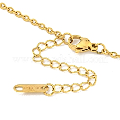 Ионное покрытие(ip) 201 нержавеющая сталь бабочка подвеска ожерелье NJEW-K270-13G