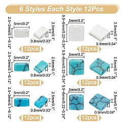 72шт 6 стиля натуральный говлит&nbsp;G-AR0006-01