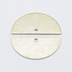 Латунная полукруглая подвеска KK-G331-58G-NF