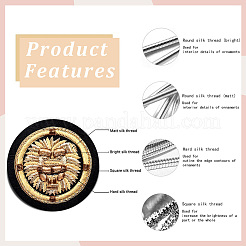 2м медная проволока канитель CWIR-BBC0001-06D