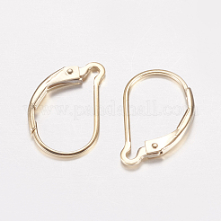 Gelbgold-gefüllte Brisur-Ohrringe&nbsp;KK-K200-04G