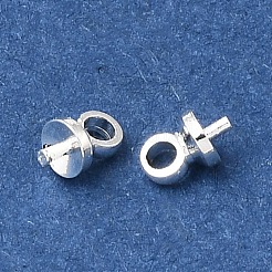 Messing Tasse Perle Heringe Kautionen Pin Anhänger&nbsp;KK-D110-04S