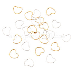 24 шт. 2-х цветные латунные соединительные кольца&nbsp;KK-TA0003-05