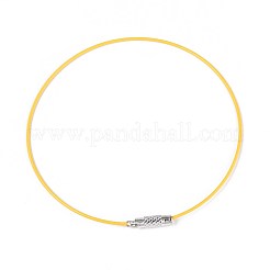 Стальной проволоки браслет шнура поделки материалы для ювелирных изделий  TWIR-R004-02