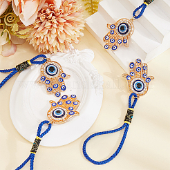 4шт сплав эмали кулон украшения HJEW-CP00031