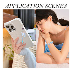 89 г прозрачных стеклянных шариков-спрей с краской 6 видов&nbsp;GLAA-TA0003-52A