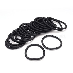 Accessori per capelli della ragazza, filo di nylon legami dei capelli fibra elastica, Supporto ponytail, nero, 44mm
