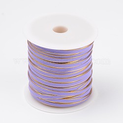 Flach pu Lederband, Medium lila, 6x1 mm, ungefähr 50 Yards / Rolle (150 Fuß / Rolle)