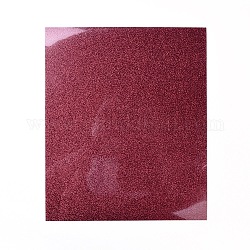 A4 pellicola transfer in vinile glitterato, per indumento t-shirt, rosa antico, 29.7x21x0.02cm