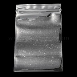 Transparente Plastikbeutel mit Reißverschluss, wiederverschließbare Verpackungsbeutel, Rechteck, Transparent, 15.2x10x0.15 cm, einseitige Dicke: 2.9 mil (0.075 mm)