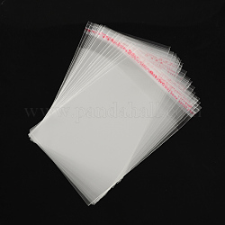 OPP Cellophane Bags, Small Jewelry Storage Bags, Self-Adhesive Sealing Bags, Rectangle, Clear, 112x8cm, Unilateral Thickness: 0.035mm, Inner Measure: 9~9.5x8cm