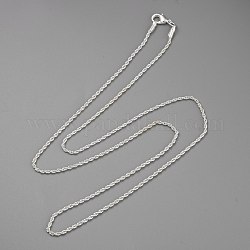 Популярные серебряные латунные ожерелья со змеиной цепочкой для мужчин, с карабин-лобстерами , 24 дюйм, 2 мм