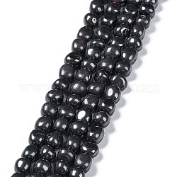 Chapelets de perles en hématite synthétique sans magnétiques, pépites en pierre roulée, 6.5~15x7~14x7~14mm, Trou: 1~1.4mm, Environ 32~33 pcs/chapelet, 15.16~ 15.75 pouce (38.5~40 cm)