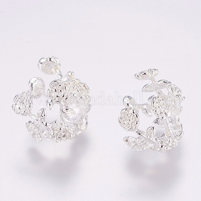 Латунные причудливые шапочки для бус PALLOY-G193-07S-1