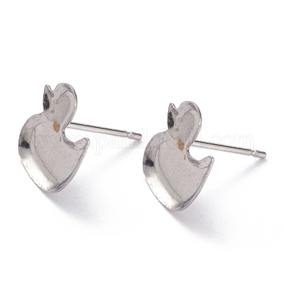 Серьги-гвоздики из нержавеющей стали 304 X-STAS-J032-12-1