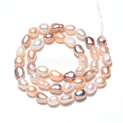 Нити из натурального культивированного пресноводного жемчуга PEAR-N014-06G-1