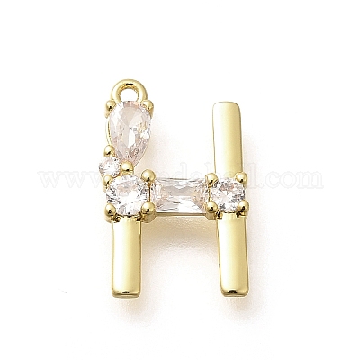 Латунные микро проложить кубического циркония подвески KK-M310-01G-08-1