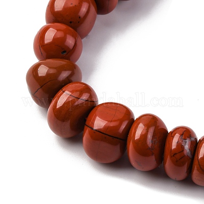 Нити натуральных бусин из красного язепера G-RM250109-B4-1