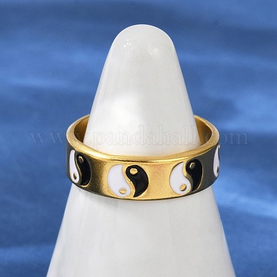 Регулируемые манжетные кольца из нержавеющей стали 304 RJEW-Q015-01G-C-1