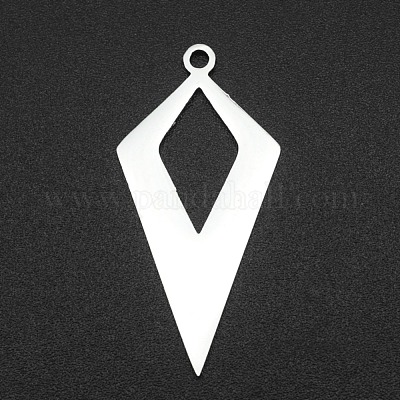 Подвески из нержавеющей стали 201 с открытой задней частью и безелем STAS-R111-LA067-22-1