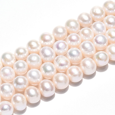 Нити из натурального культивированного пресноводного жемчуга PEAR-N016-09D-1